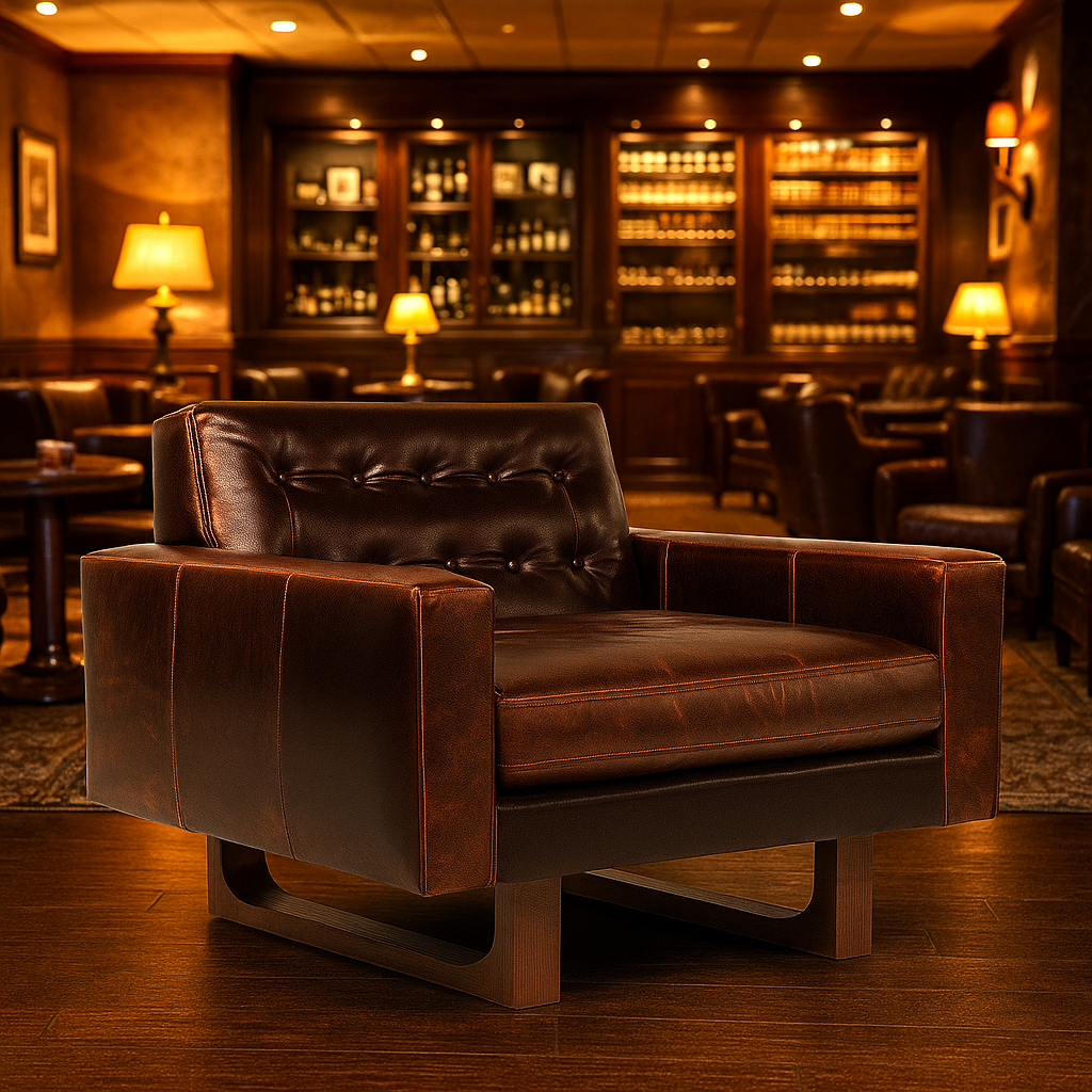 Barracuda Cognac Lounge Chair